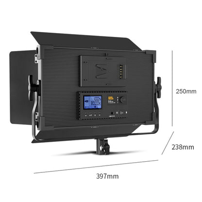 Pixel P45pro High Bright Dual Color Temperature Fill Light 120W Normal Bright Studio Camera Soft Light(A Set With UK Plug Adaptor) by Pixel