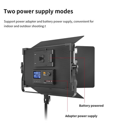 Pixel P45pro High Bright Dual Color Temperature Fill Light 120W Normal Bright Studio Camera Soft Light(A Set With AU Plug Adaptor) by Pixel