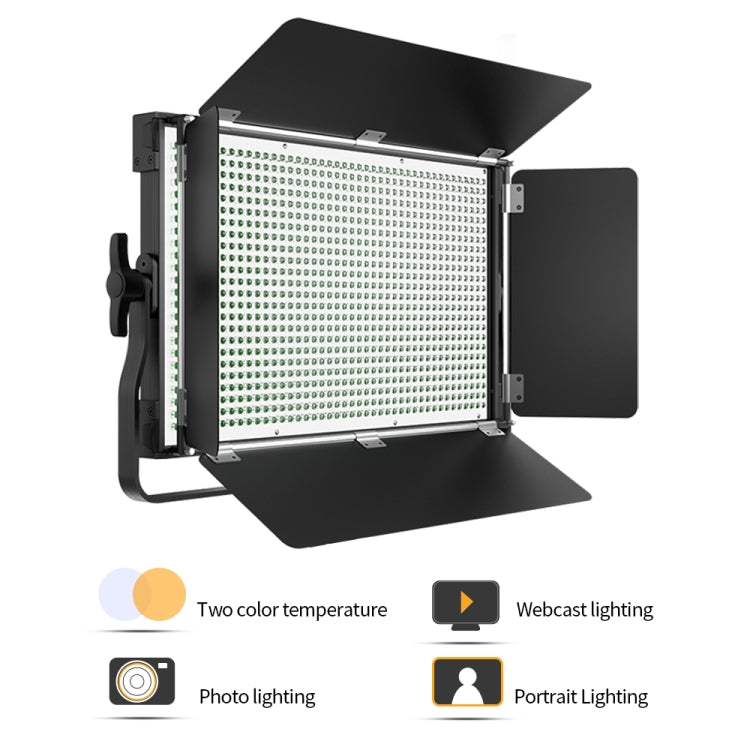 Pixel P45pro High Bright Dual Color Temperature Fill Light 120W Normal Bright Studio Camera Soft Light(A Set With US Plug Adaptor) by Pixel