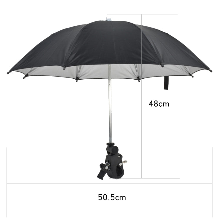 50cm Camera Umbrella Sunshade Adjustable Mobile Phone Parasol With Clip by bashfashion