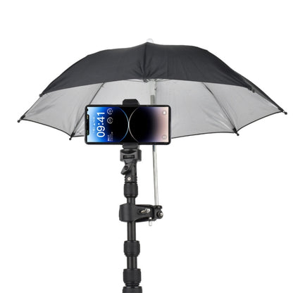 50cm Camera Umbrella Sunshade Adjustable Mobile Phone Parasol With Clip by bashfashion