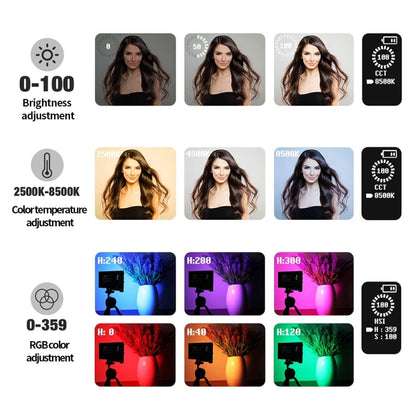 Pixel G1S Mini Outdoor RGB Color Fill Light Camera Small Desktop Lights(A Set) by Pixel