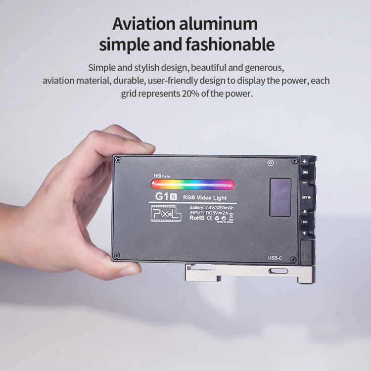 Pixel G1S Mini Outdoor RGB Color Fill Light Camera Small Desktop Lights(A Set) by Pixel