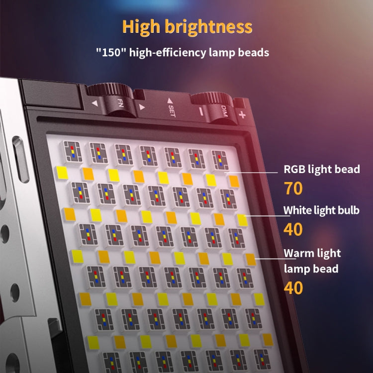 Pixel G1S Mini Outdoor RGB Color Fill Light Camera Small Desktop Lights(A Set) by Pixel