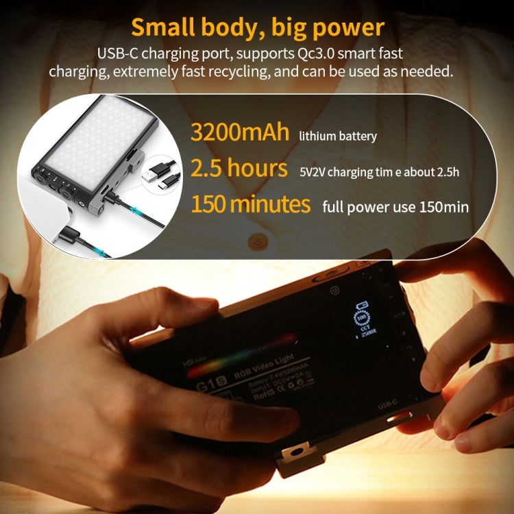 Pixel G1S Mini Outdoor RGB Color Fill Light Camera Small Desktop Lights(A Set) by Pixel