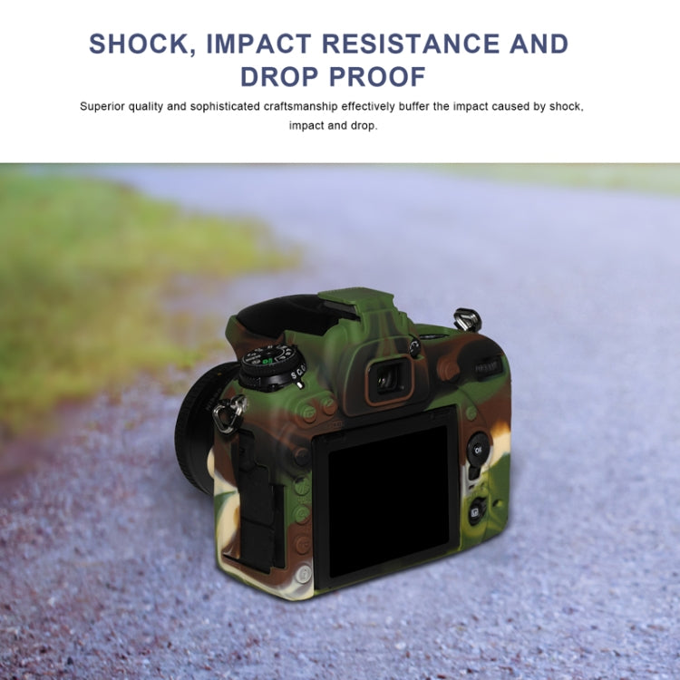 Pixel P001 For Nikon D750 Camera Silicone Protector Case(Ocean Camouflage) by Pixel