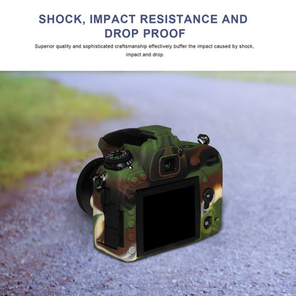 Pixel P001 For Nikon D750 Camera Silicone Protector Case(Ocean Camouflage) by Pixel