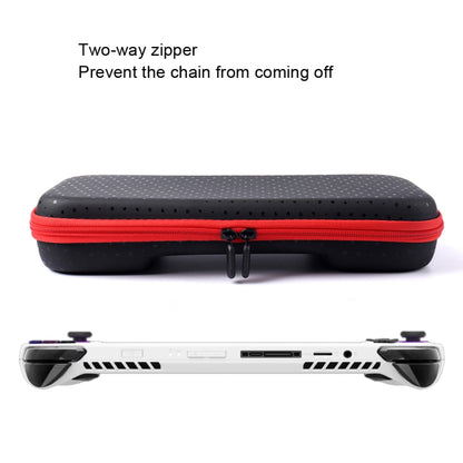 For ASUS ROG Ally Game Console Portable PU Waterproof Storage Box(Red) by bashfashion