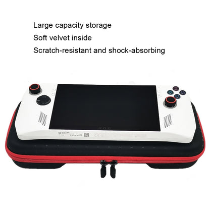 For ASUS ROG Ally Game Console Portable PU Waterproof Storage Box(Red) by bashfashion
