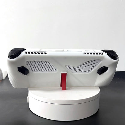 For ASUS ROG Ally Handheld Game Console Silicone Drop-proof Protective Case All-inclusive Case(Blue) by bashfashion