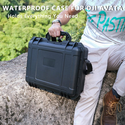 For DJI Avata Storage Bag Portable Protective Case 3929 Black by bashfashion