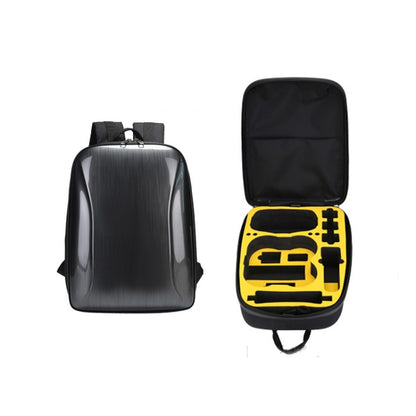 For DJI AVATA Storage Bag Hard Shell Waterproof Shoulder Bag Backpack(Yellow EVA Lining) by bashfashion