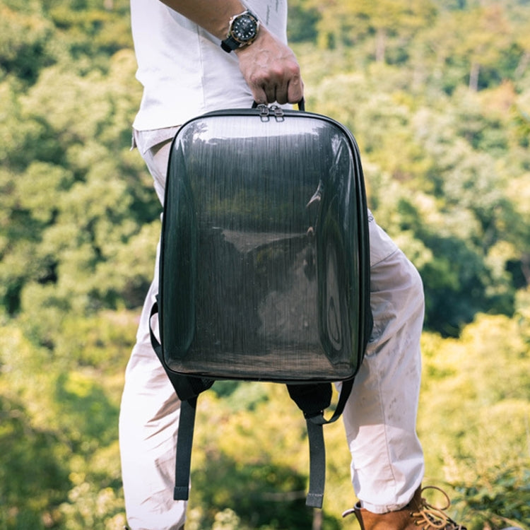 For DJI AVATA Storage Bag Hard Shell Waterproof Shoulder Bag Backpack(Yellow EVA Lining) by bashfashion