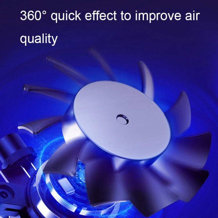 USB Plug-in Home Bedroom Deodorizer Desktop Car Negative Ion Air Purifier(Square) by bashfashion