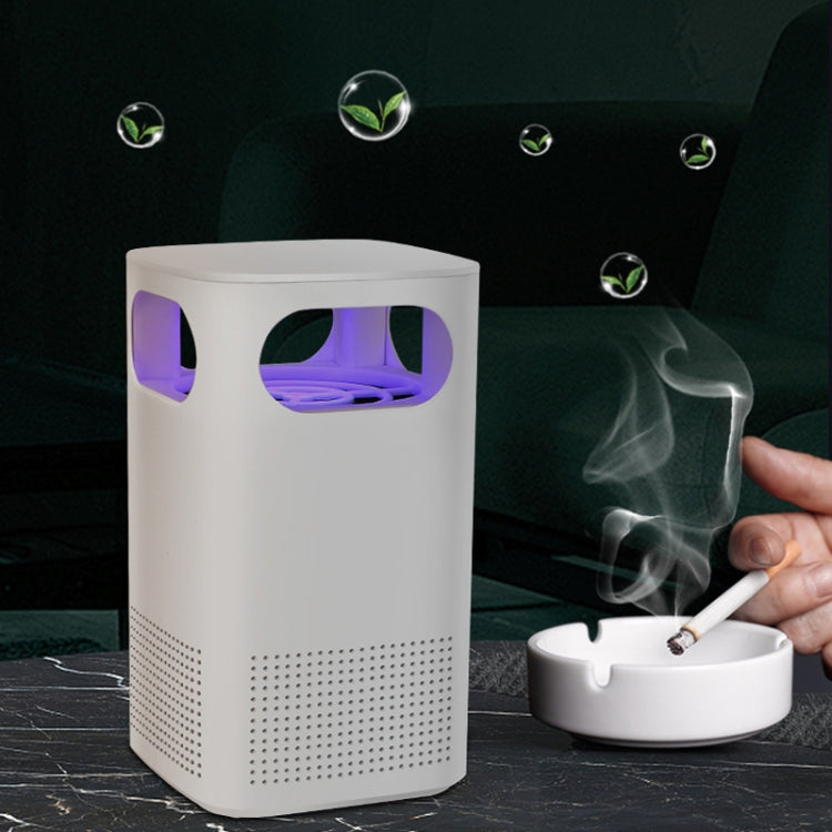 USB Plug-in Home Bedroom Deodorizer Desktop Car Negative Ion Air Purifier(Square) by bashfashion