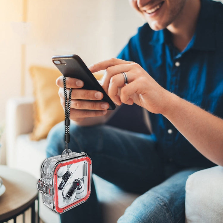 For Nothing Ear 2 Hollow Transparent Earphone Shockproof PC Case(D31) by bashfashion