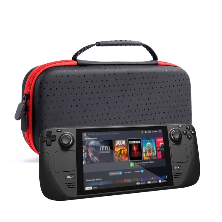 For Steam Deck Game Console Storage Bag Waterproof and Drop-proof with Interlayer(Black) by bashfashion