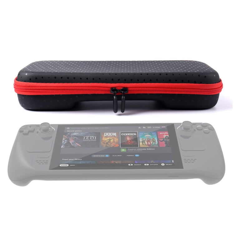 For Steam Deck Game Console Storage Bag Waterproof and Drop-proof with Interlayer(Black) by bashfashion