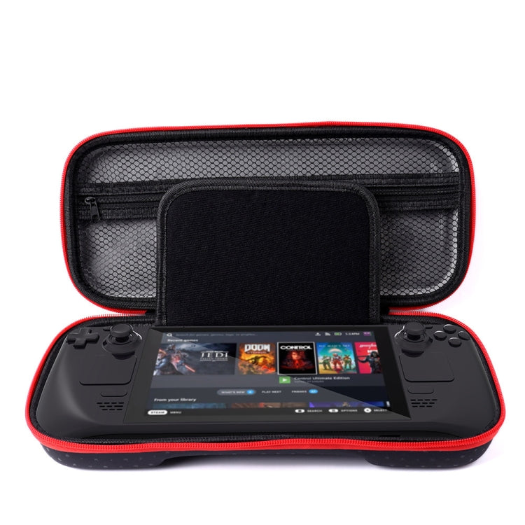 For Steam Deck Game Console Storage Bag Waterproof and Drop-proof with Interlayer(Black) by bashfashion