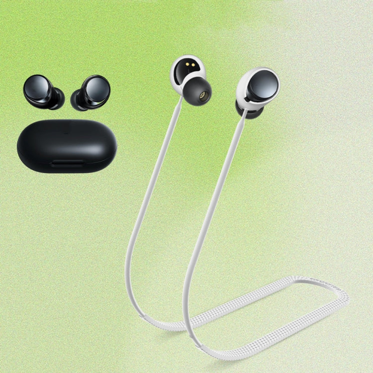 For Anker Soundcore Space A40 2pcs Headphones Silicone Anti-Lost Cord(Beige) by bashfashion
