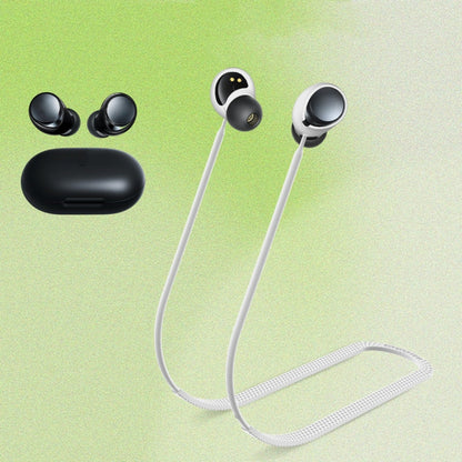 For Anker Soundcore Space A40 2pcs Headphones Silicone Anti-Lost Cord(Beige) by bashfashion