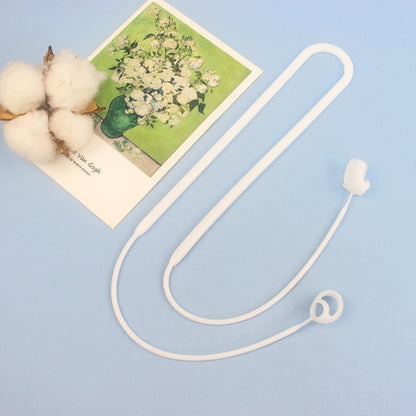For Anker Soundcore Space A40 2pcs Headphones Silicone Anti-Lost Cord(Beige) by bashfashion