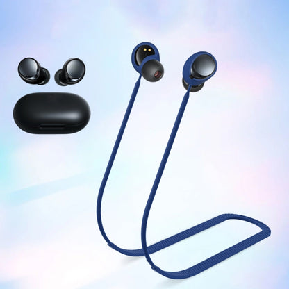 For Anker Soundcore Space A40 2pcs Headphones Silicone Anti-Lost Cord(Blue) by bashfashion