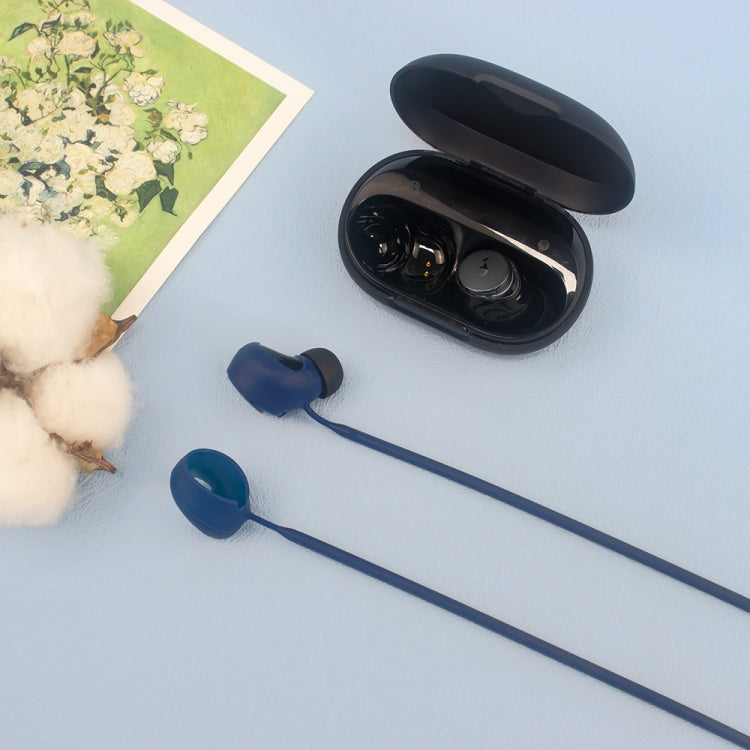 For Anker Soundcore Space A40 2pcs Headphones Silicone Anti-Lost Cord(Blue) by bashfashion
