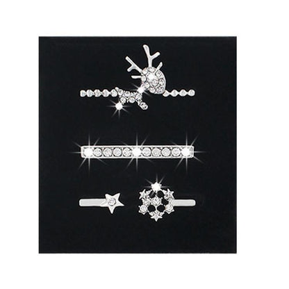 3pcs/Set Smart Watch Silicone Watch Band Decoration Ring(3) by bashfashion