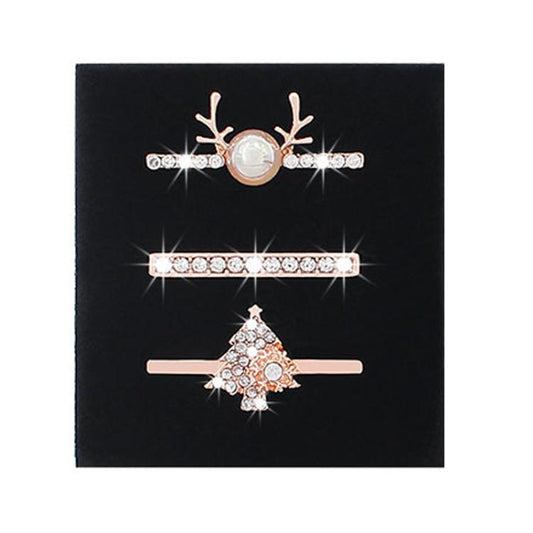 3pcs/Set Smart Watch Silicone Watch Band Decoration Ring(4) by bashfashion