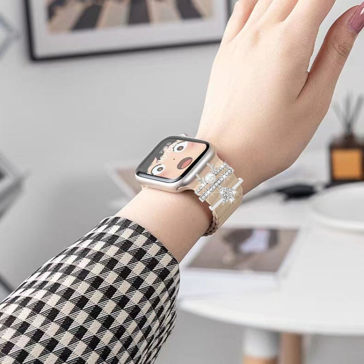 3pcs/Set Smart Watch Silicone Watch Band Decoration Ring(1) by bashfashion