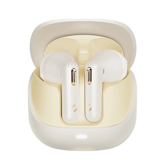 Havit S3 Merle Lite In-Ear ENC Call Noise Reduction Wireless Bluetooth Earphone(Gold White) by Havit