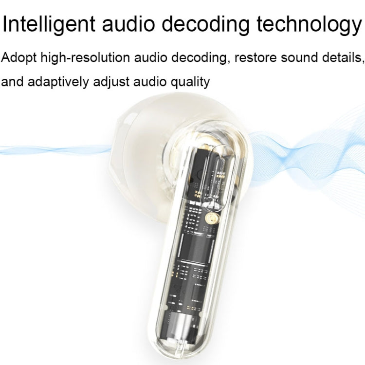 Havit S3 Merle Lite In-Ear ENC Call Noise Reduction Wireless Bluetooth Earphone(Gold White) by Havit