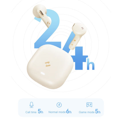 Havit S3 Merle Lite In-Ear ENC Call Noise Reduction Wireless Bluetooth Earphone(Gold White) by Havit