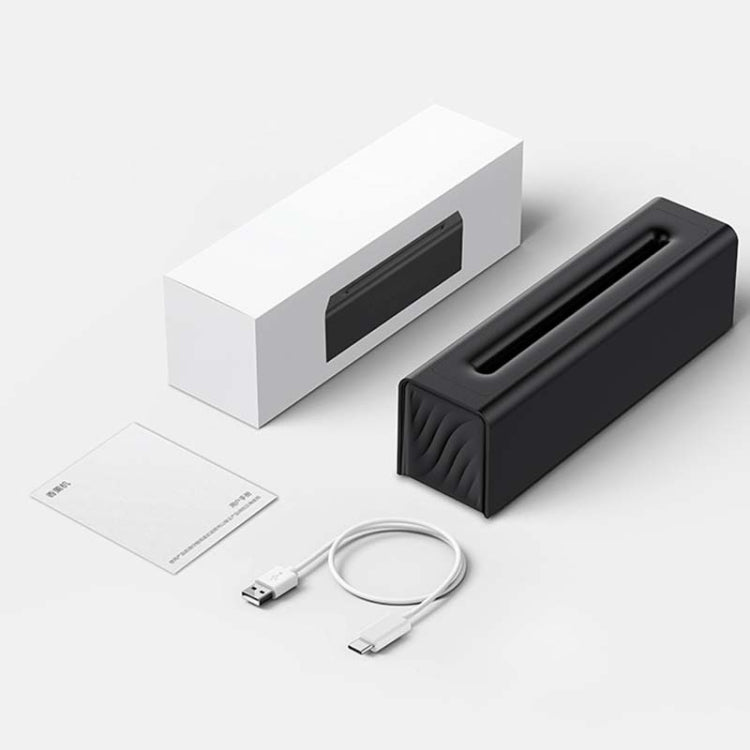 DQ711 Flame Aromatherapy Diffuser Quiet USB Air Humidifier(Black) by bashfashion