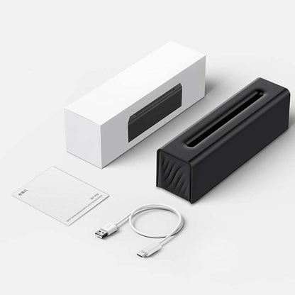 DQ711 Flame Aromatherapy Diffuser Quiet USB Air Humidifier(Black) by bashfashion