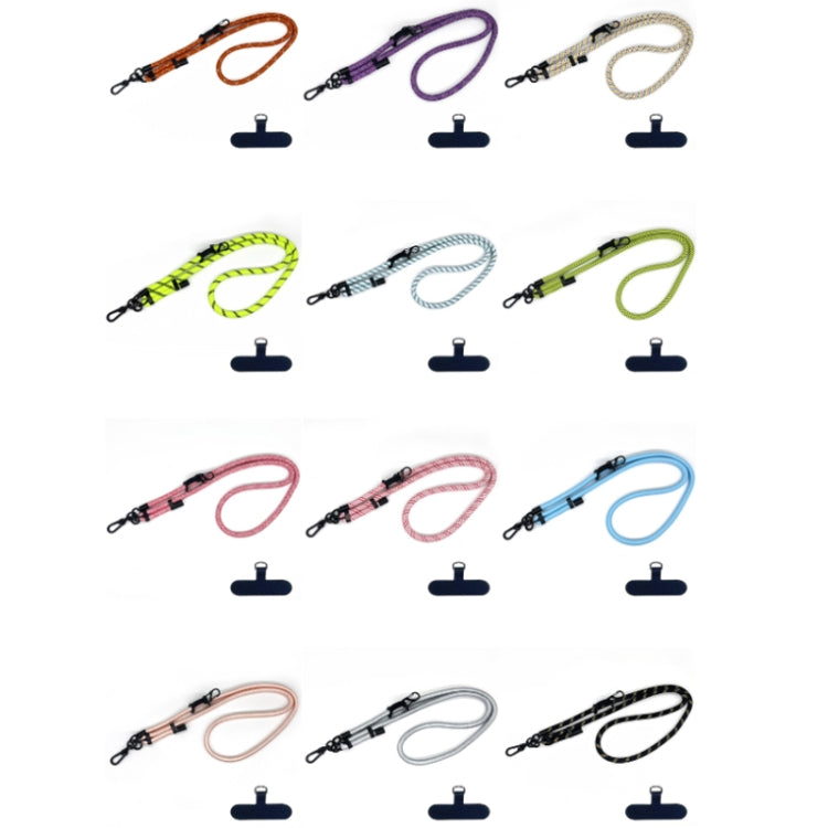 10mm Thick Rope Mobile Phone Anti-Lost Adjustable Lanyard Spacer(Pink Gold) by bashfashion