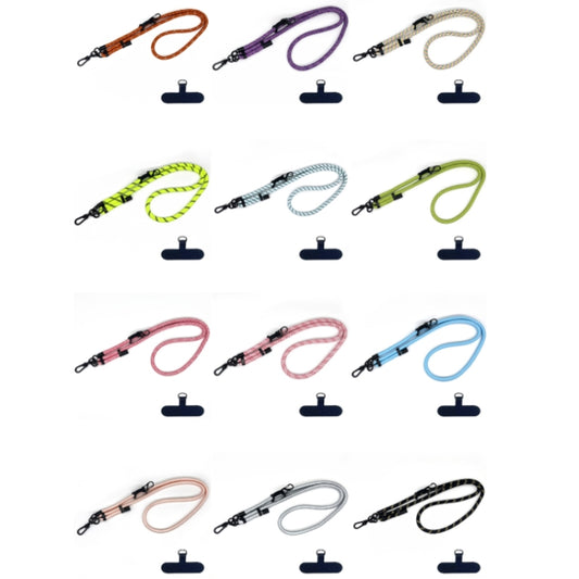 10mm Thick Rope Mobile Phone Anti-Lost Adjustable Lanyard Spacer(Pink Gold) by bashfashion