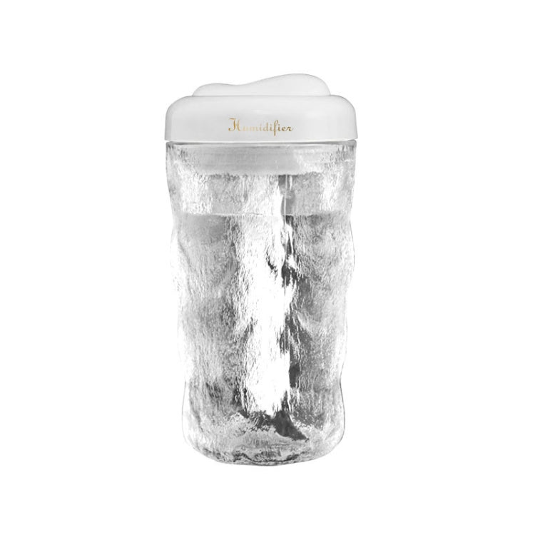 Iceberg Small Car Humidifier Atomization Mute Colorful Aromatherapy Machine(White) by bashfashion