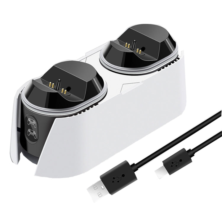For PS5 Gamepad Contact Dual Charging Dock Gamepad Charger by bashfashion