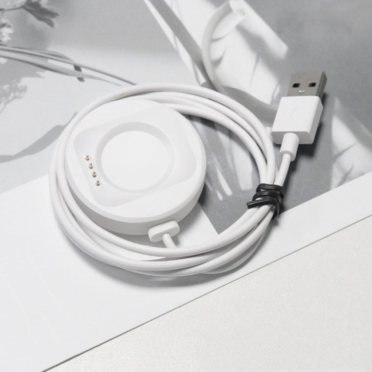 For OPPO Watch 3 Pro Watch USB Port Magnetic Charger Charging Cable(White) by bashfashion