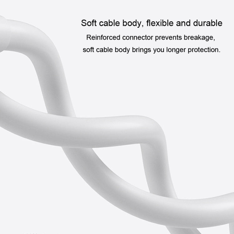 For OPPO Watch 3 Pro Watch USB Port Magnetic Charger Charging Cable(White) by bashfashion