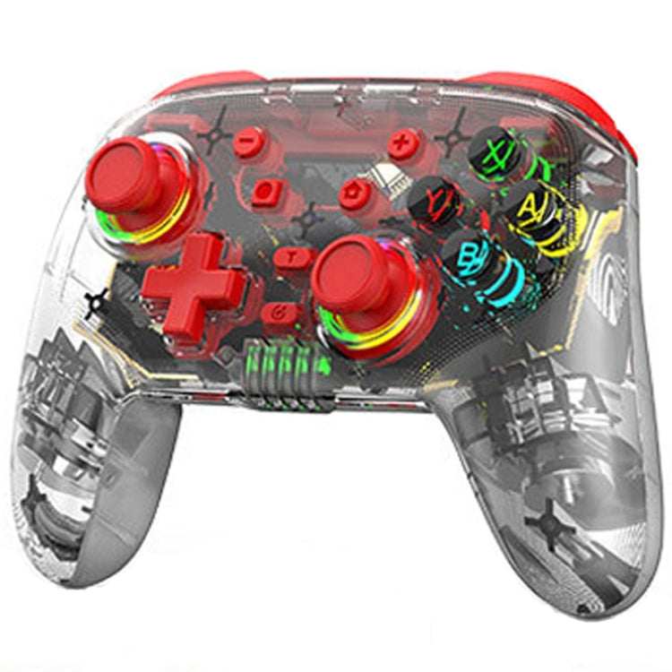 For PS3 / PS4 Dual Vibration Wireless Gamepad With RGB Lights(Red) by bashfashion