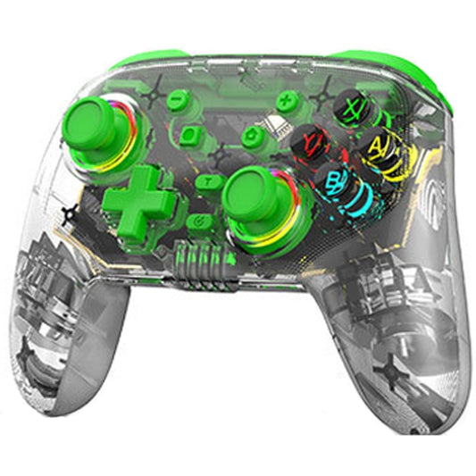 For PS3 / PS4 Dual Vibration Wireless Gamepad With RGB Lights(Green) by bashfashion