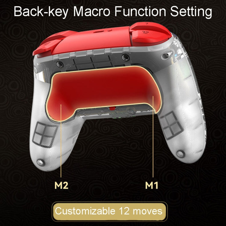 For PS3 / PS4 Dual Vibration Wireless Gamepad With RGB Lights(Green) by bashfashion