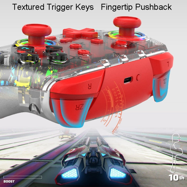 For PS3 / PS4 Dual Vibration Wireless Gamepad With RGB Lights(Green) by bashfashion