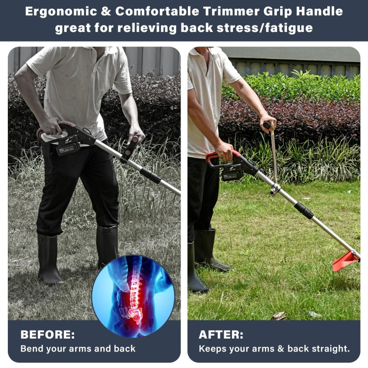 String Grass Trimmer Handle Grip for Lawn Care Landscaping by bashfashion