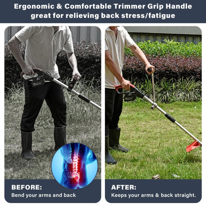 String Grass Trimmer Handle Grip for Lawn Care Landscaping by bashfashion