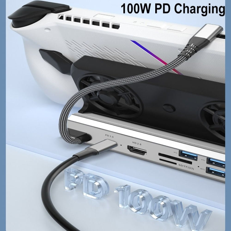 6 -in -1 For ASUS ROG Ally 100W PD Charging Game Console Stand Multifunctional USB 3.0 Docking Station by bashfashion