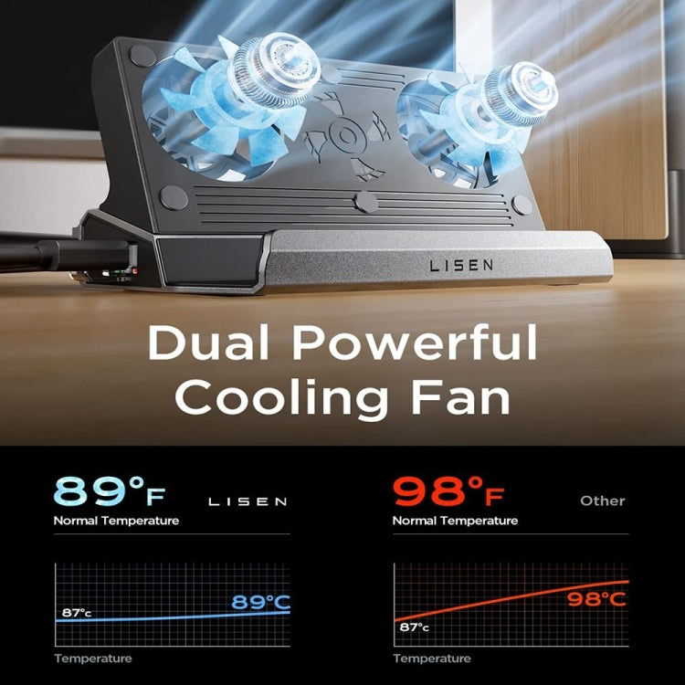 5 -in -1 For ASUS ROG Ally 100W PD Charging Game Console Stand Multifunctional USB 3.0 Docking Station by bashfashion